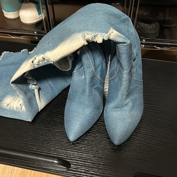 Jeans High knee boots - Picture 3 of 5